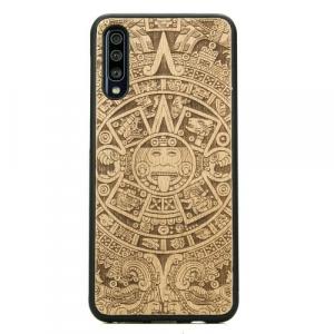 Drewniane etui do Galaxy A70, Bewood Kalendarz Aztecki Aniegre