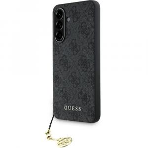 Etui Guess 4G Charms Collection do Galaxy A56 5G, czarne