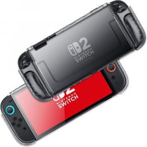 Etui pancerne Supcase Crystal do Nintendo Switch 2, matowe przydymione