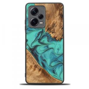 Drewniane etui do Xiaomi Redmi Note 12 Pro+ 5G, Bewood Unique Turquoise