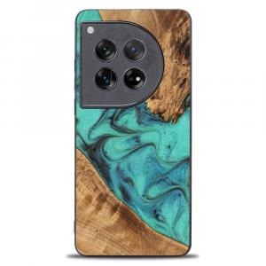 Drewniane etui do OnePlus 12, Bewood Unique Turquoise