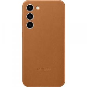 Etui Samsung Leather Cover do Galaxy S23 Plus, brązowy