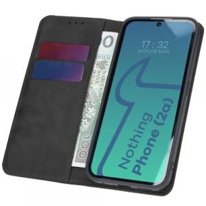 Etui z klapką Bizon Case Pocket Pro do Nothing Phone (2a) / (2a) Plus, czarne