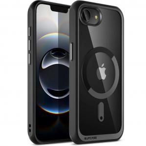 Etui pancerne Supcase UB Mag do MagSafe do iPhone 16e, przezroczysto-czarne