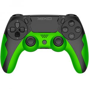 OUTLET: Kontroler bezprzewodowy YAXO Hornet Fury do PS4 PS3, PC, Bluetooth, zielony