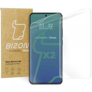 Folia hydrożelowa na ekran Bizon Glass Hydrogel Front do Oppo Reno11 F 5G, 2 sztuki