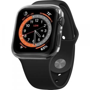 Etui z osłoną ekranu Fixed Pure Apple Watch 44mm, przezroczyste