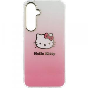 Etui Hello Kitty HardCase IML Gradient Electrop Kitty Head do Galaxy A55, różowe