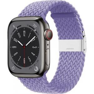 Pasek Crong Wave Band do Apple Watch 42/41/40/38 mm, fioletowe