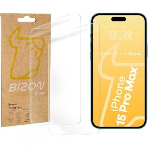 Folia matowa Bizon Glass Hydrogel Sun do iPhone 15 Pro Max, 2 sztuki