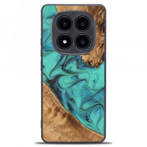 Drewniane etui do Xiaomi Redmi Note 14 Pro Plus 5G, Bewood Unique Turquoise