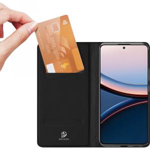 Etui z klapką Dux Ducis Skin Pro do Xiaomi POCO F7 Ultra, czarne
