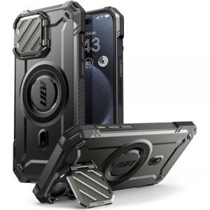 Etui pancerne Supcase UB Mag XT z MagSafe do iPhone 15 Pro, czarne