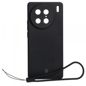 Etui Bizon Case Silicone Sq do VIVO X90 Pro, czarne