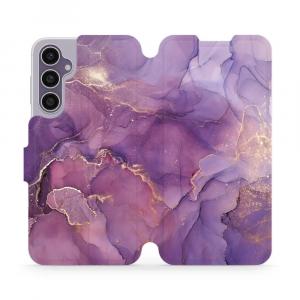 Etui z klapką do Galaxy S23 FE, Mobiwear Book, fioletowe