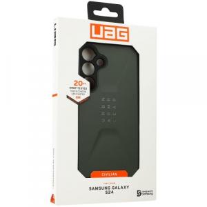 Etui pancerne Urban Armor Gear Civilian do Galaxy S24, oliwkowe