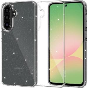 Etui Tech-Protect Flexair do Galaxy A36 5G, przezroczyste brokatowe