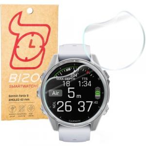 Folia hydrożelowa na ekran Bizon Glass Watch Hydrogel do Garmin Fenix 8 AMOLED 43 mm, 2 sztuki