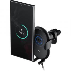 Uchwyt samochodowy z ładowaniem indukcyjnym do kratki wentylacyjnej iOttie Auto Sense 2 Wireless Qi 15W, czarny