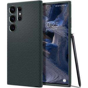 Etui Spigen Liquid Air do Galaxy S23 Ultra, zielone