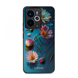 Etui ochronne do Realme 14T 5G, Mobiwear Glossy Case, niebiesko-kwieciste
