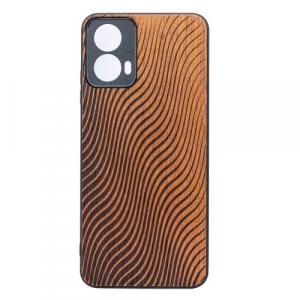 Drewniane etui Bewood Fale Merbau do Motorola Moto G34 5G