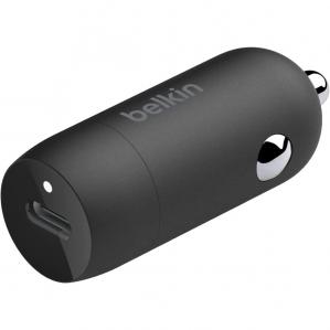 OUTLET: Ładowarka samochodowa Belkin Boost Car PD3.0 PPS 3A USB-C 30W, czarna