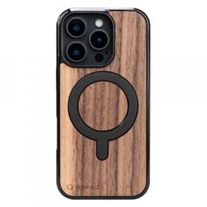 Drewniane etui do iPhone 16 Pro, Bewood Orzech Amerykański MagSafe
