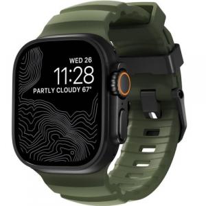 Pasek Nomad Rocky Point Band do Apple Watch 49/46/45/44 mm, ciemnozielony