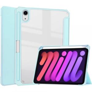 Etui Bizon Case Tab Clear Matt do Apple iPad Mini 6 2021, błękitne