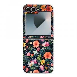 Etui ochronne do Galaxy Z Flip6, Mobiwear Elite Pro, kolorowo-kwieciste