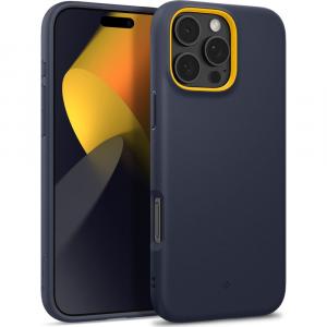 OUTLET: Etui Spigen Caseology Nano Pop Mag do MagSafe do iPhone 16 Pro, granatowo-żółte