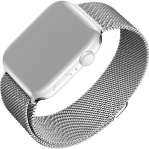 OUTLET: Mediolański pasek Fixed Mesh Strap do Apple Watch 49/46/45/44 mm, srebrny