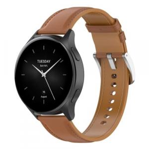 Pasek Bizon Strap Watch Casual 22 mm do Xiaomi Watch 2/Watch S3 47 mm, jasnobrązowy