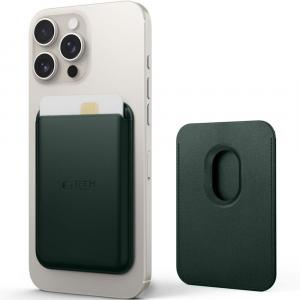 Portfel na karty Tech-Protect MagWallet do MagSafe, zielony
