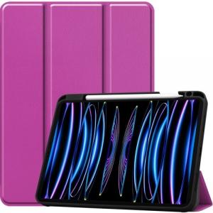 Etui Bizon Case Tab Lizard do Apple iPad Pro 11 2022/2021/2020/2018, fuksja