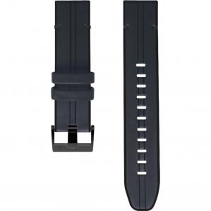 Pasek Tech-Protect Silicone PU, QuickFit 22 mm do Garmin Fenix 8 (47 mm) / E / 7 Pro / 7 / 6 Pro / 6, czarny