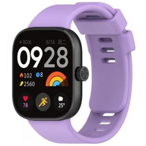 Pasek Bizon Strap Watch Silicone do Xiaomi Redmi Watch 4 / Xiaomi Band 8 Pro, fioletowy