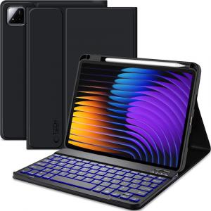 Etui z klawiaturą Tech-Protect SC Pen + Keyboard do Xiaomi Pad 7 / 7 Pro, czarne