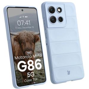 Pancerne etui Bizon Case Tur do Motorola Moto G86 5G, jasnoniebieskie