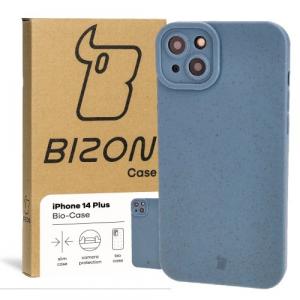 Ekologiczne etui Bizon Bio-Case do iPhone 14 Plus, niebieskie