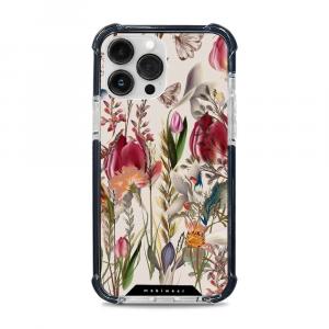 Etui ochronne do iPhone 13 Pro Max do MagSafe, Mobiwear Elite Bumper, bukiet kwiatów