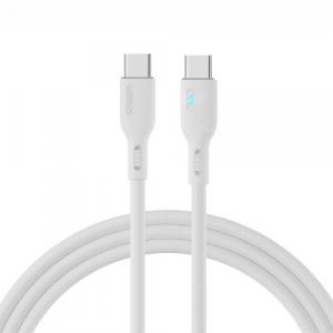 Kabel do ładowania / transmisji danych Joyroom Premium Series USB-C do USB-C, 100W, 2m, biały