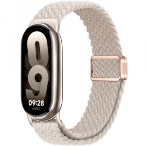 Pasek Tech-Protect Nylonmag do Xiaomi Smart Band 9 / 9 NFC / 8, beżowy