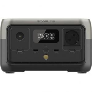 OUTLET: Przenośna stacja zasilania EcoFlow River 2 300W 256 Wh, czarna