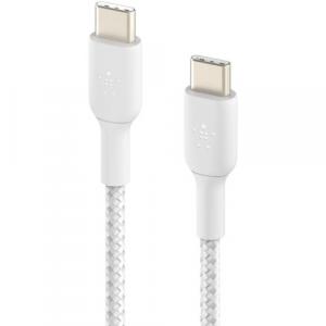 Kabel Belkin Boost Charge Braided USB-C do USB-C 2m, biały