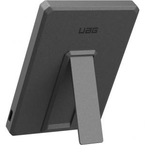 Powerbank indukcyjny z podstawką Urban Armor Gear SRGE Ultra Slim 20W, 5000mAh, magnetyczny do MagSafe + kabel USB-C, czarno-szary