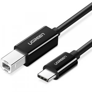 Kabel Ugreen US241 USB-C / USB Typ B do drukarki, 480 Mb/s, 2 m, czarny