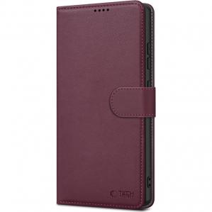 Etui z klapką Tech-Protect Wallet do Galaxy A16 5G / 4G, bordowe