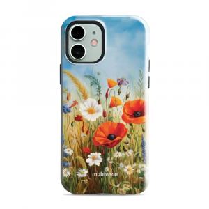 Etui ochronne do iPhone 12, Mobiwear Elite Pro, łąkowe kwiaty